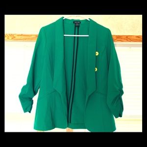 Green blazer